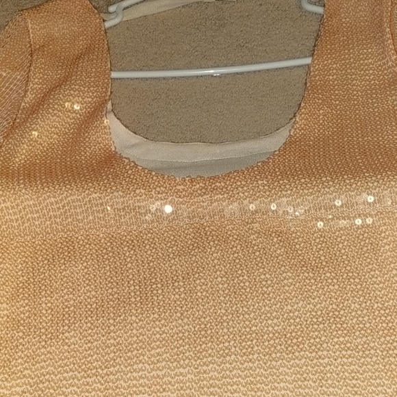 Free people coral-sequins crop top - Picture 8 of 8